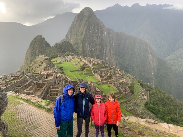Borgida family at Macchu Pichu