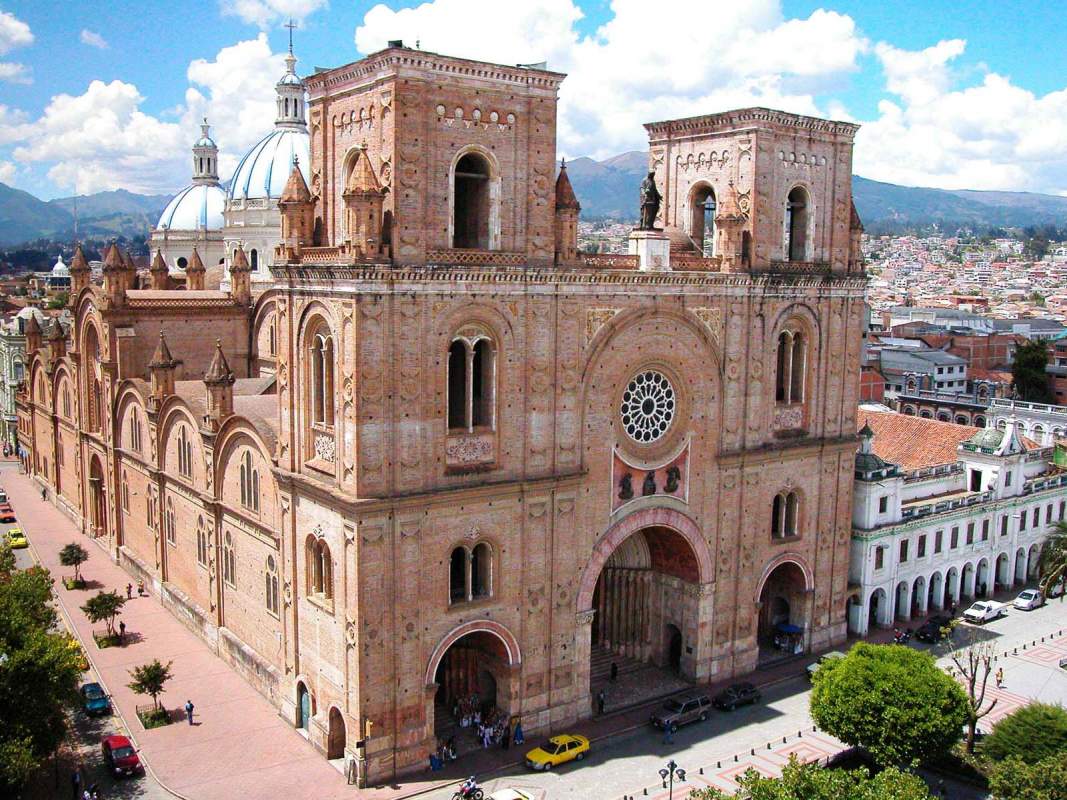 Cathedral in Cuenca City Center