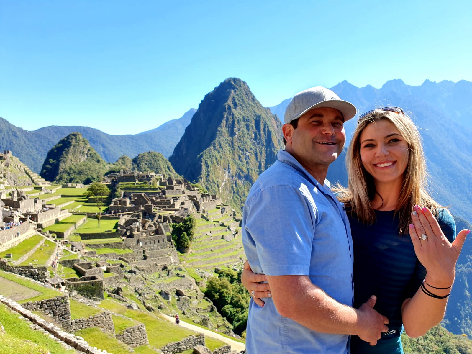 Justin Laycob and Lisa Robinson get engaged at Machu Picchu