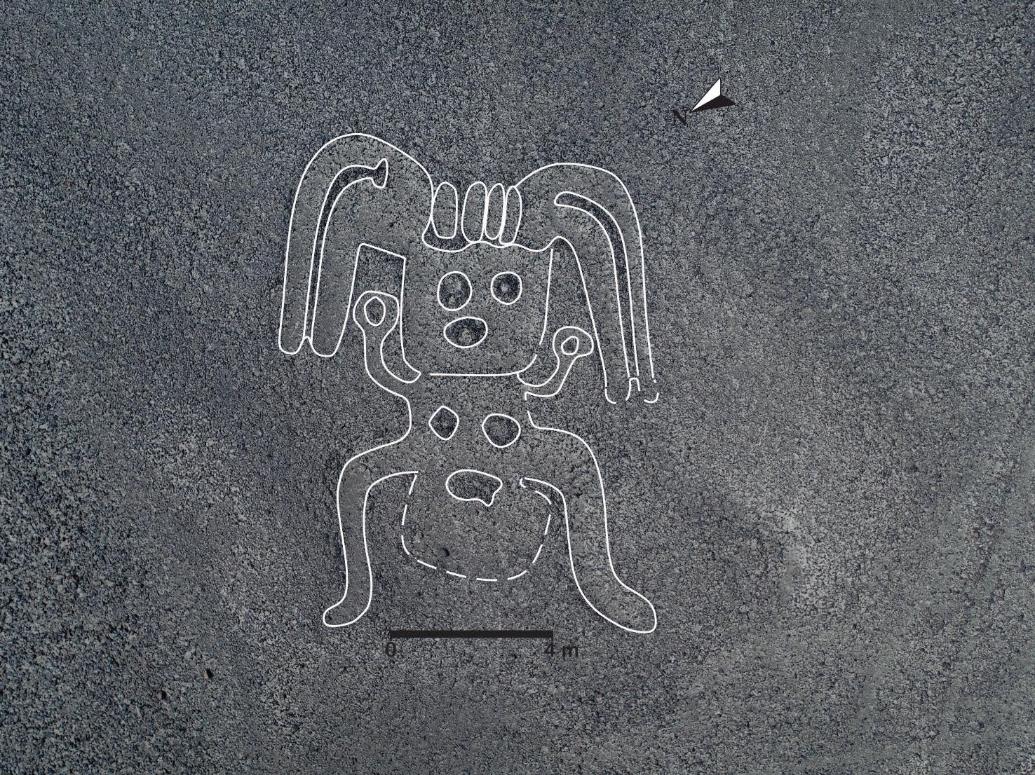 Humanoid figure found in Nazca Lines