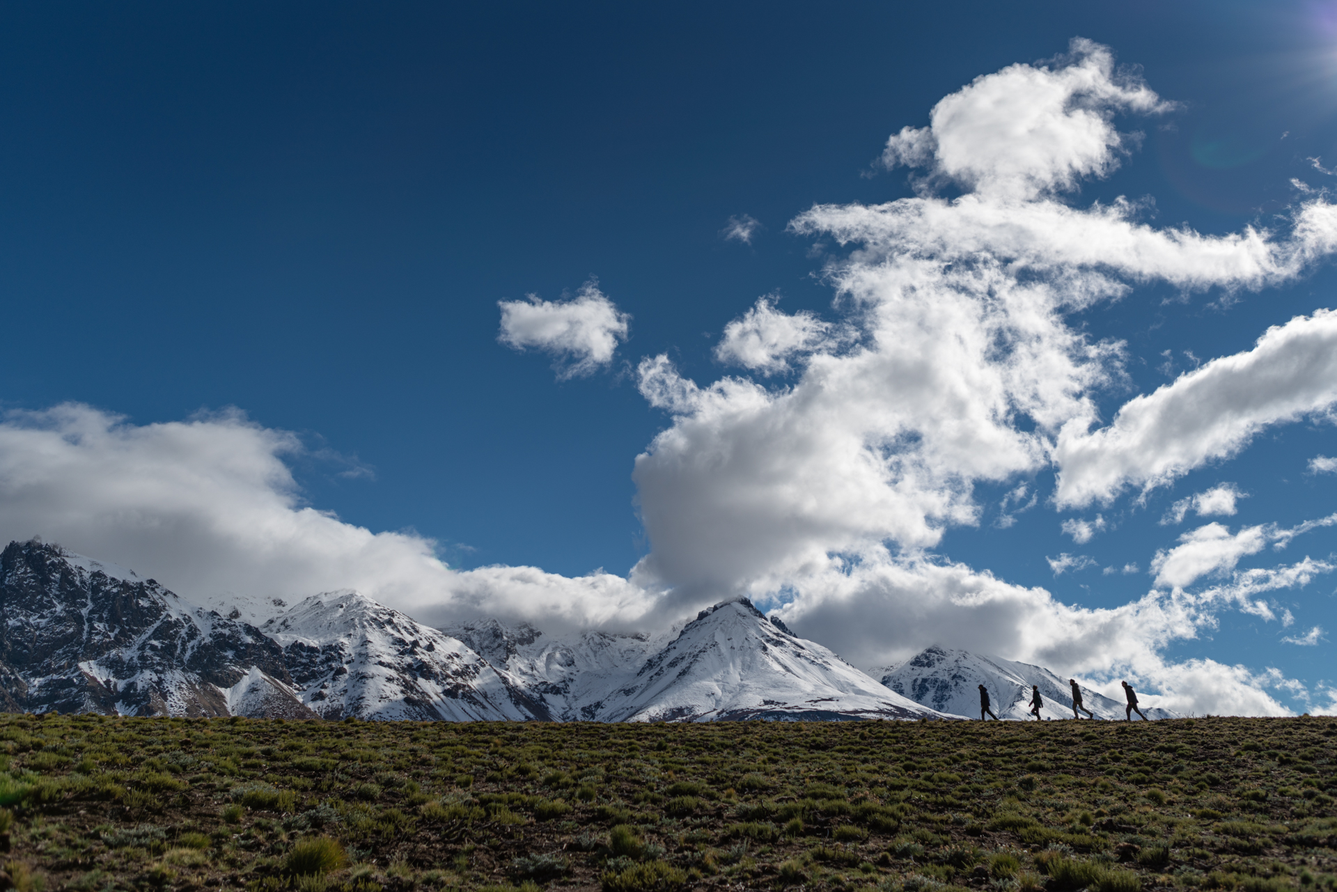 Hiking through Patagonia National Park Chile